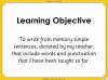 Sentence Dictation 3 - Year 6 Teaching Resources (slide 2/26)